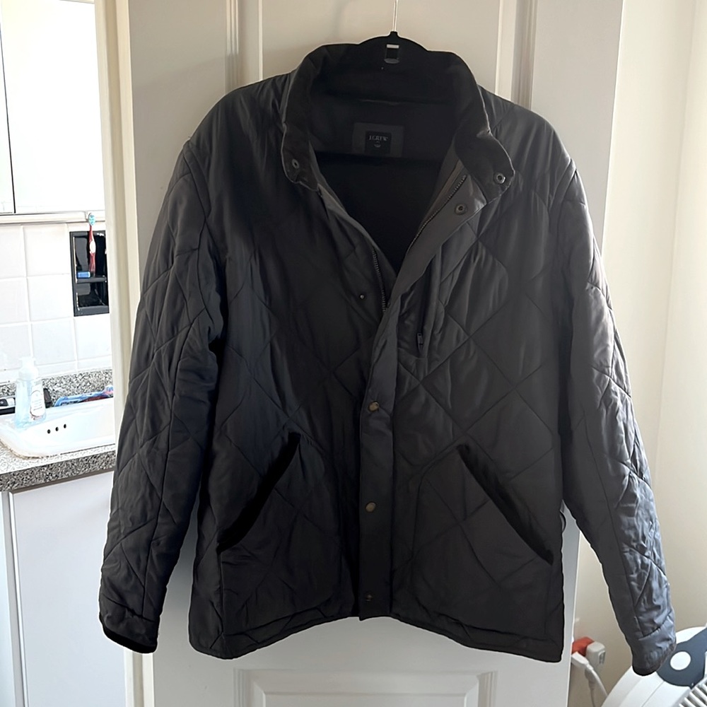 J.Crew Diamond Quilted Jacket